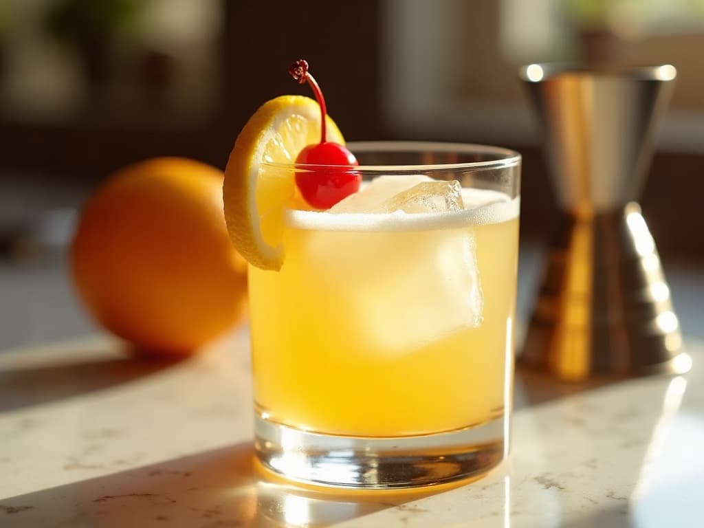 Limoncello Whiskey Sour